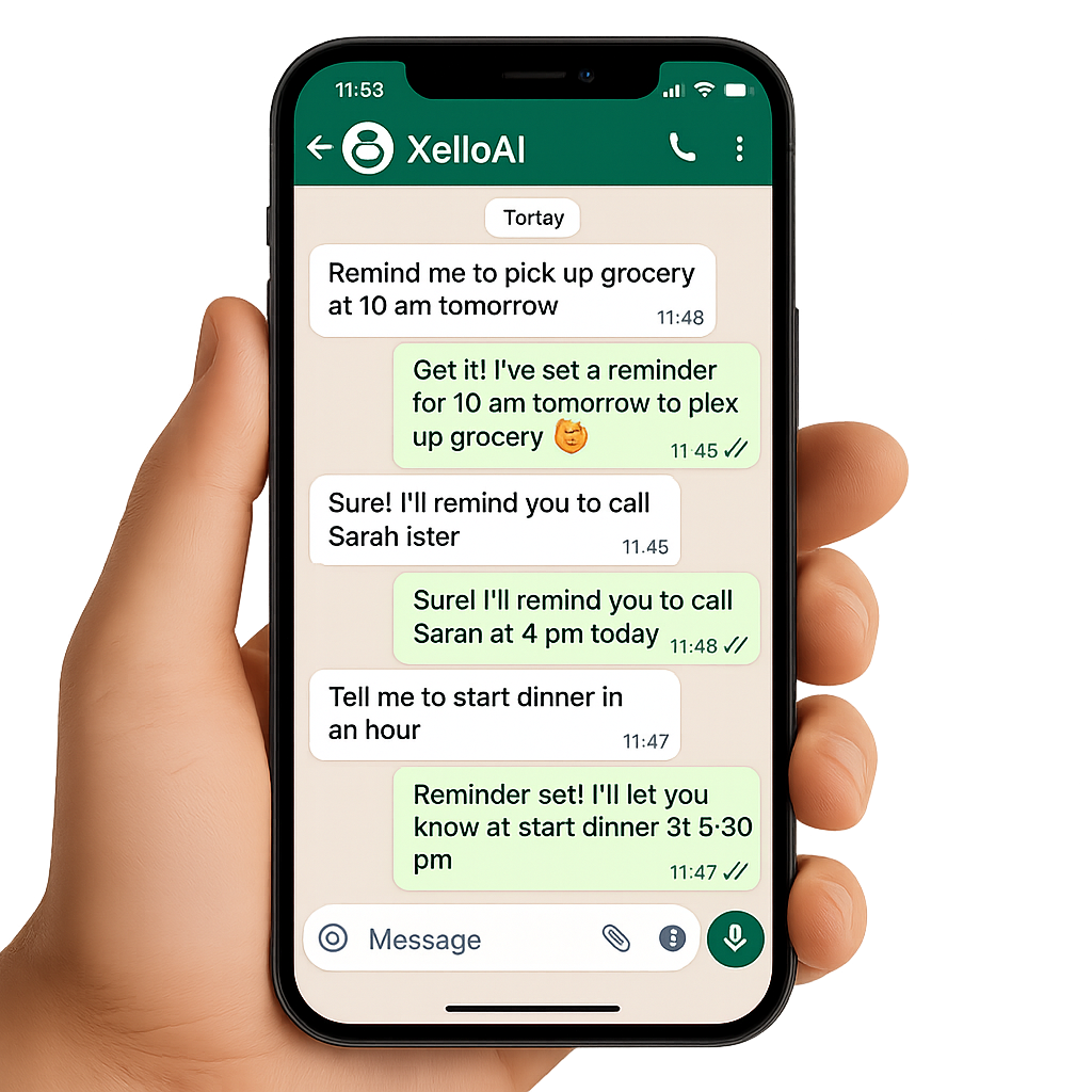 WhatsApp Chat Mockup